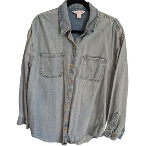 Heavyweight Denim Button Down Shacket XL